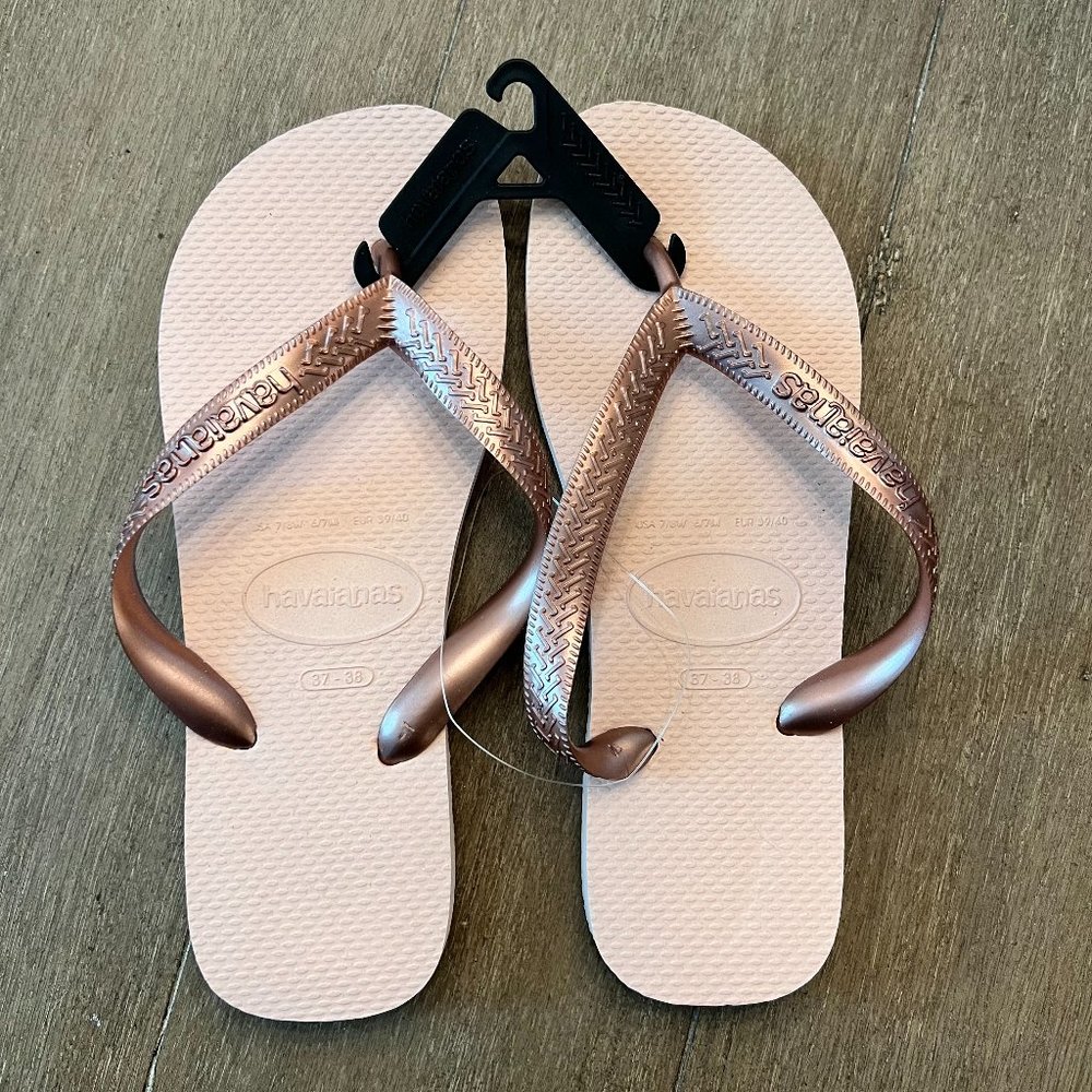 Havaianas Women's Top Ballet Rose Flip Flop Sandal Size 7/8